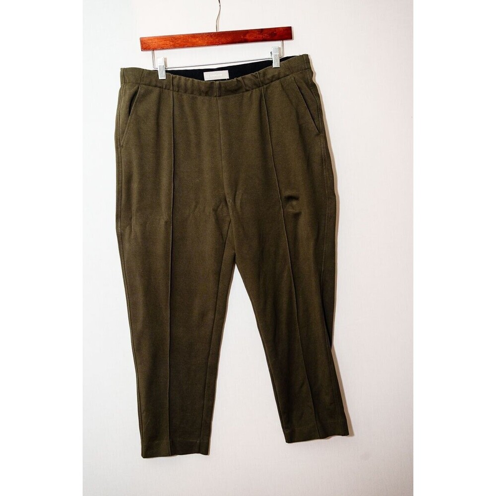 Everlane womens XL green dress pants office casual
